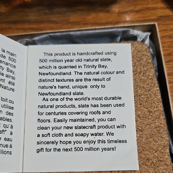 Slate Coasters with Lighthouse Design - Picture 5 of 6